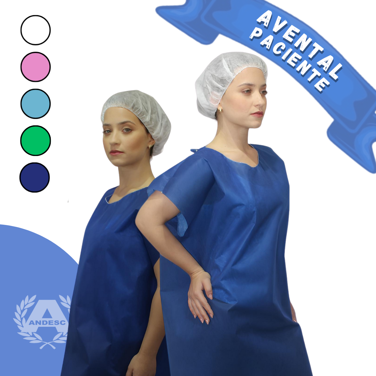 Avental Paciente Gramatura 40 Com 50 Unidades