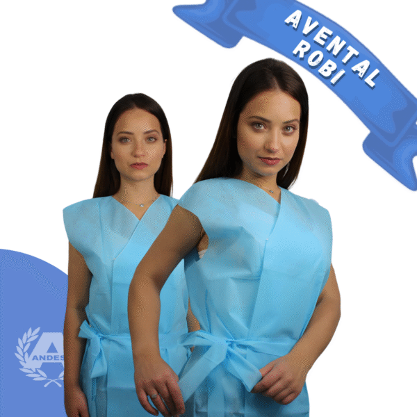 Avental Robi Descartável S/ Mangas P/ Exames 10 Und. Gr 40 - Imagem 3