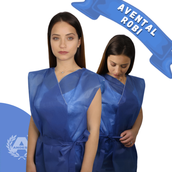 Avental Robi Descartável S/ Mangas P/ Exames 10 Und. Gr 40 - Imagem 2